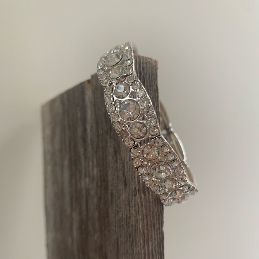 Silver, Rhinestone Prom Bracelet✨